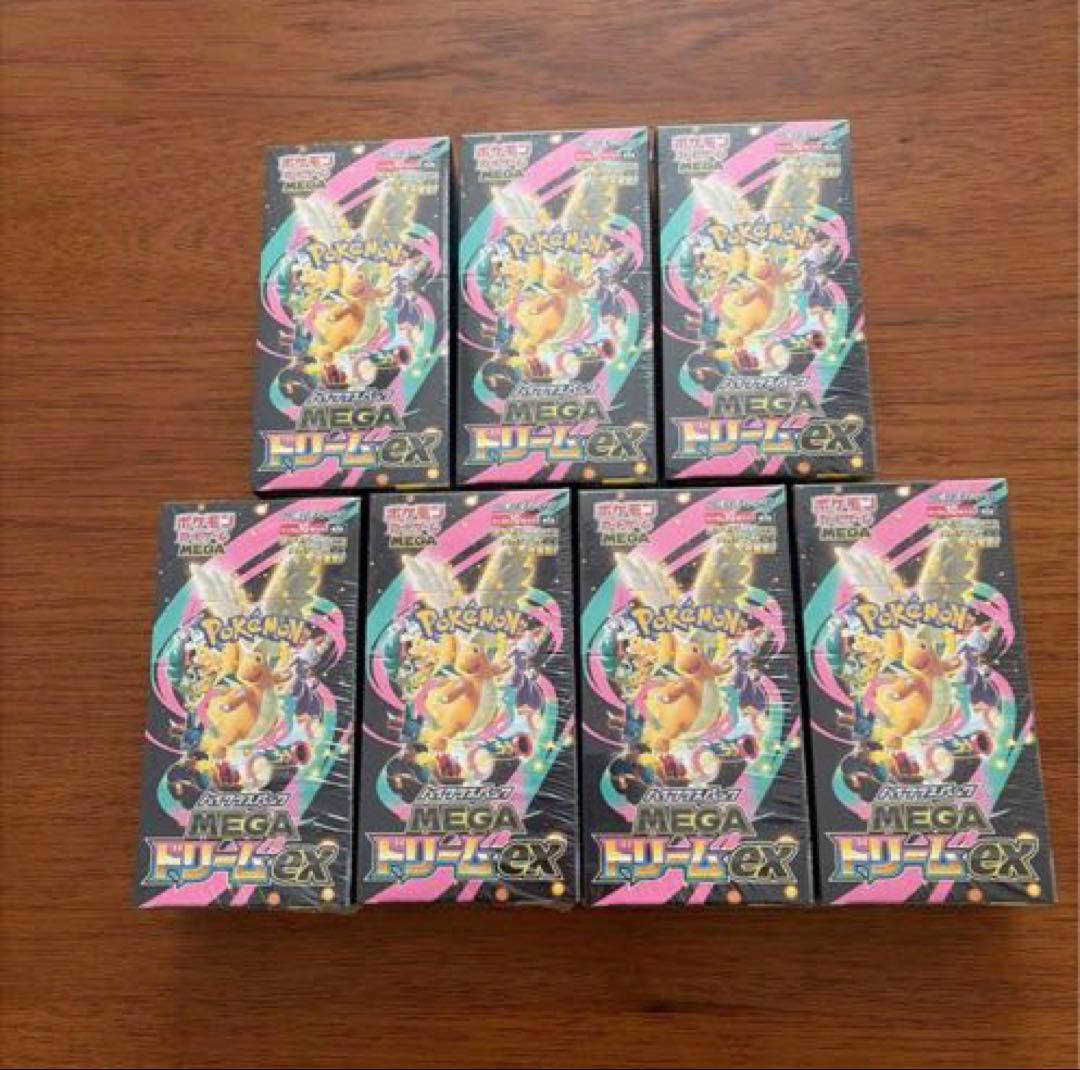 ポケモンカードゲーム MEGAドリームEX シュリンク付き 7BOX