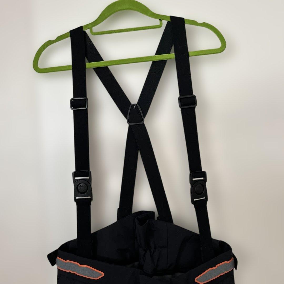 POLE WARDS レインウェア上下セット　M 黒/オレンジ