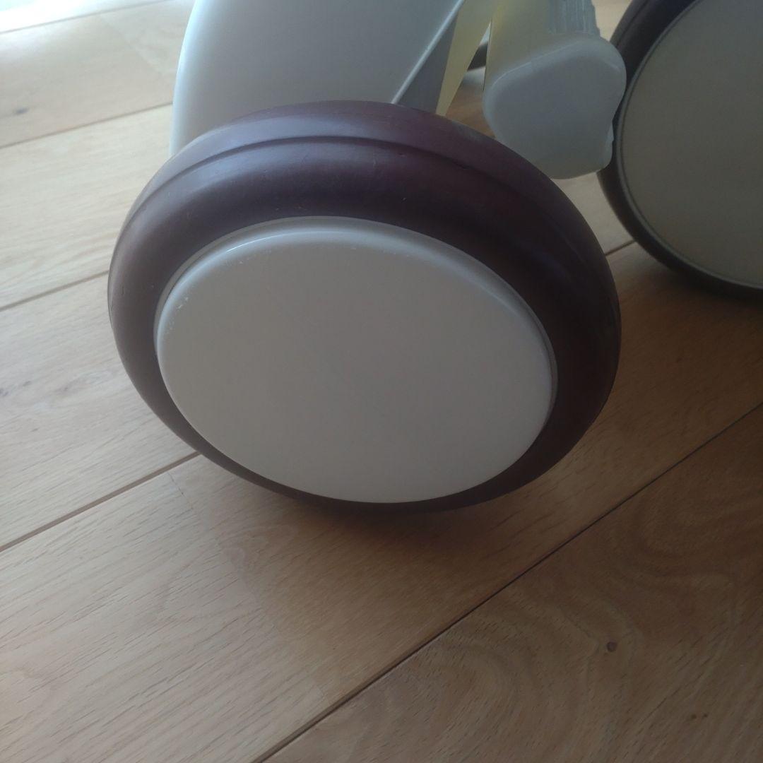 iimo 三輪車 ホワイト 木製 ドールバギー