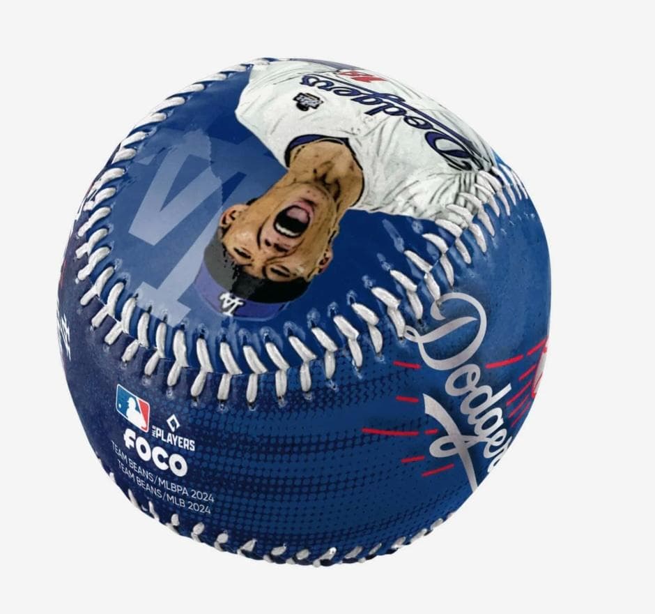 山本由伸 ドジャース世界一記念ボール 524個限定/ケース/スタンド/段ボール付