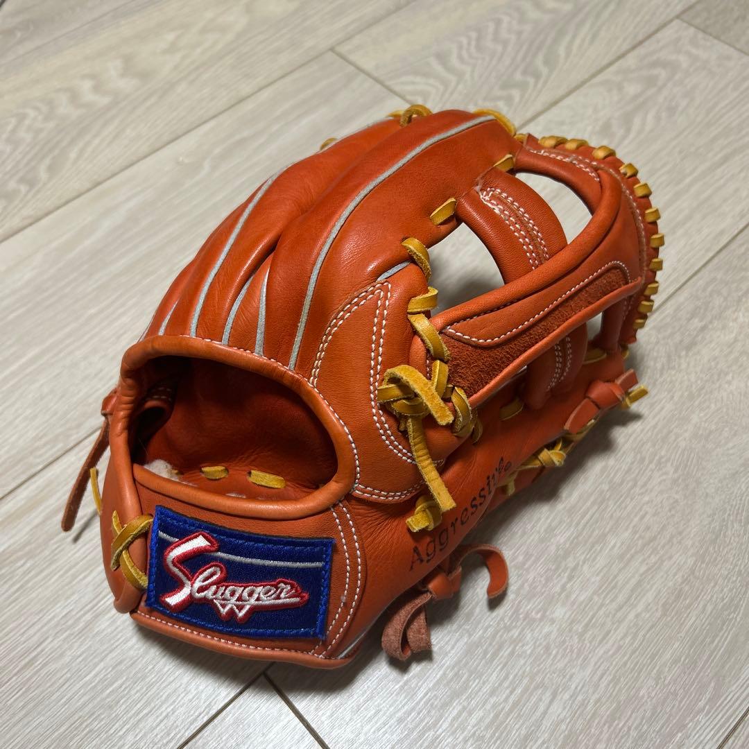 あきら　久保田スラッガー　24MS 木浪選手、中野選手使用 軟式グローブ