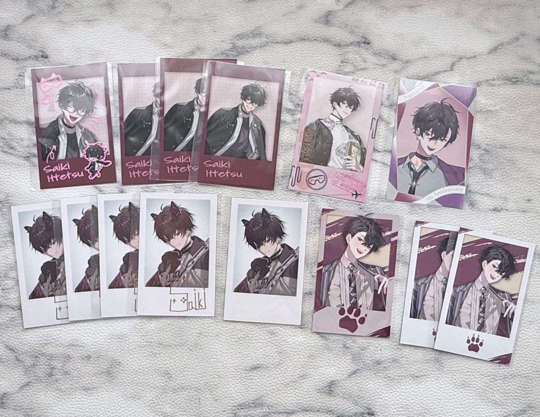 佐伯イッテツ アクスタ チェキ にじぬい にじぱぺ