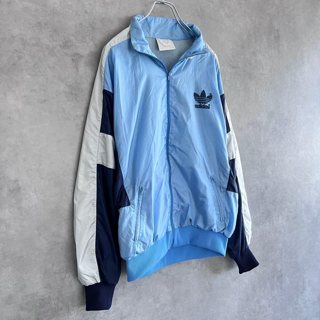 80s ヴィンテージold adidas アディダス ナイロンジャケット XL