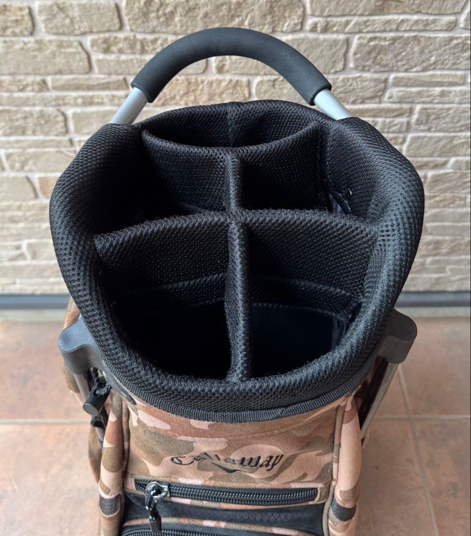 希少　Callaway キャロウェイ　迷彩柄　カモフラ　キャディバッグ　9.5型