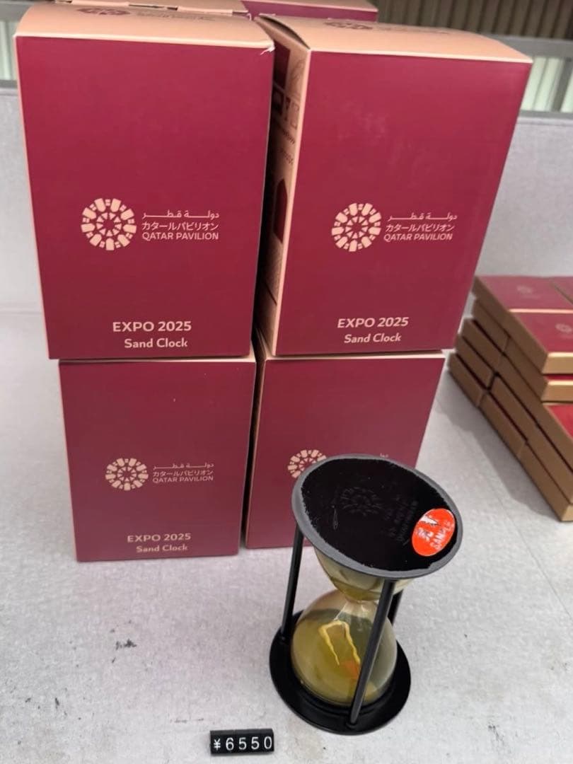【新品未使用】大阪関西万博　カタールパビリオン　サンドアート　オブジェ　1つ