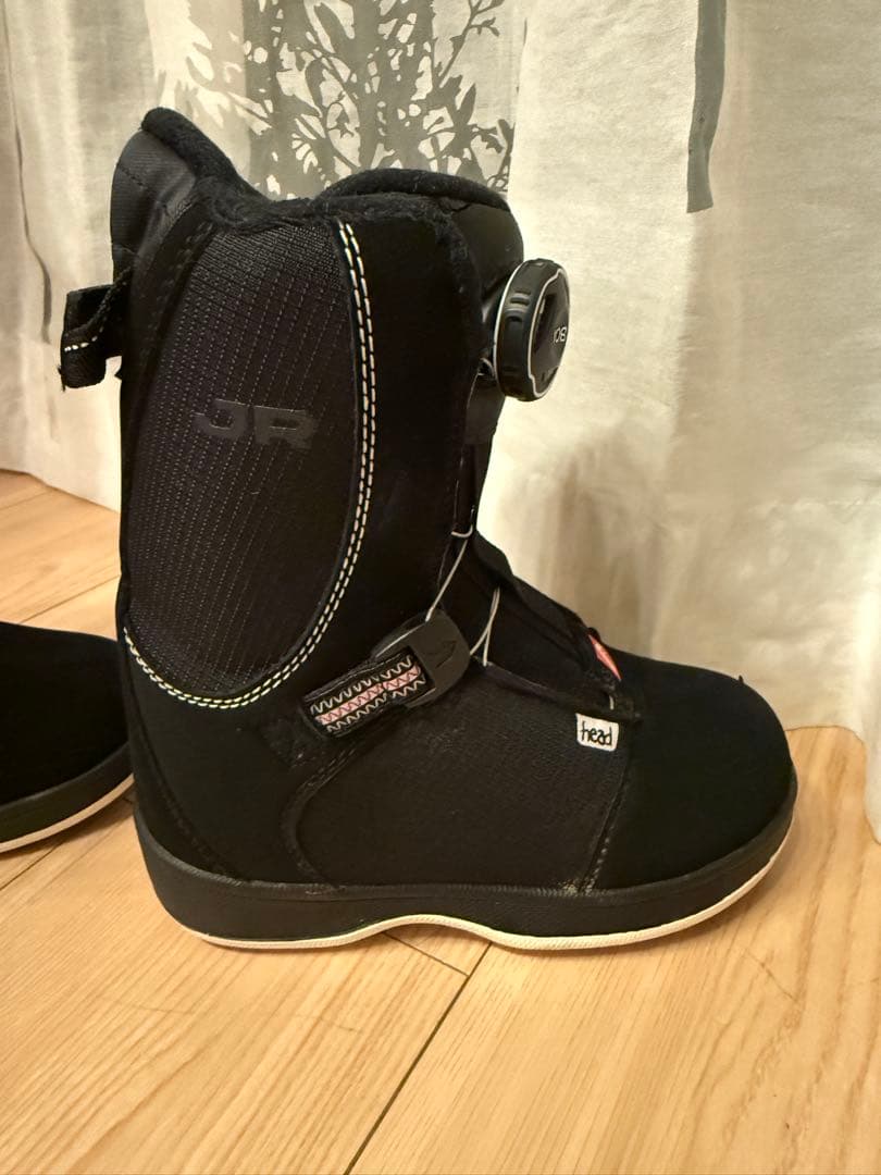 美品 スノーボードブーツ キッズ 子供用 黒black 18.5~19.5cm