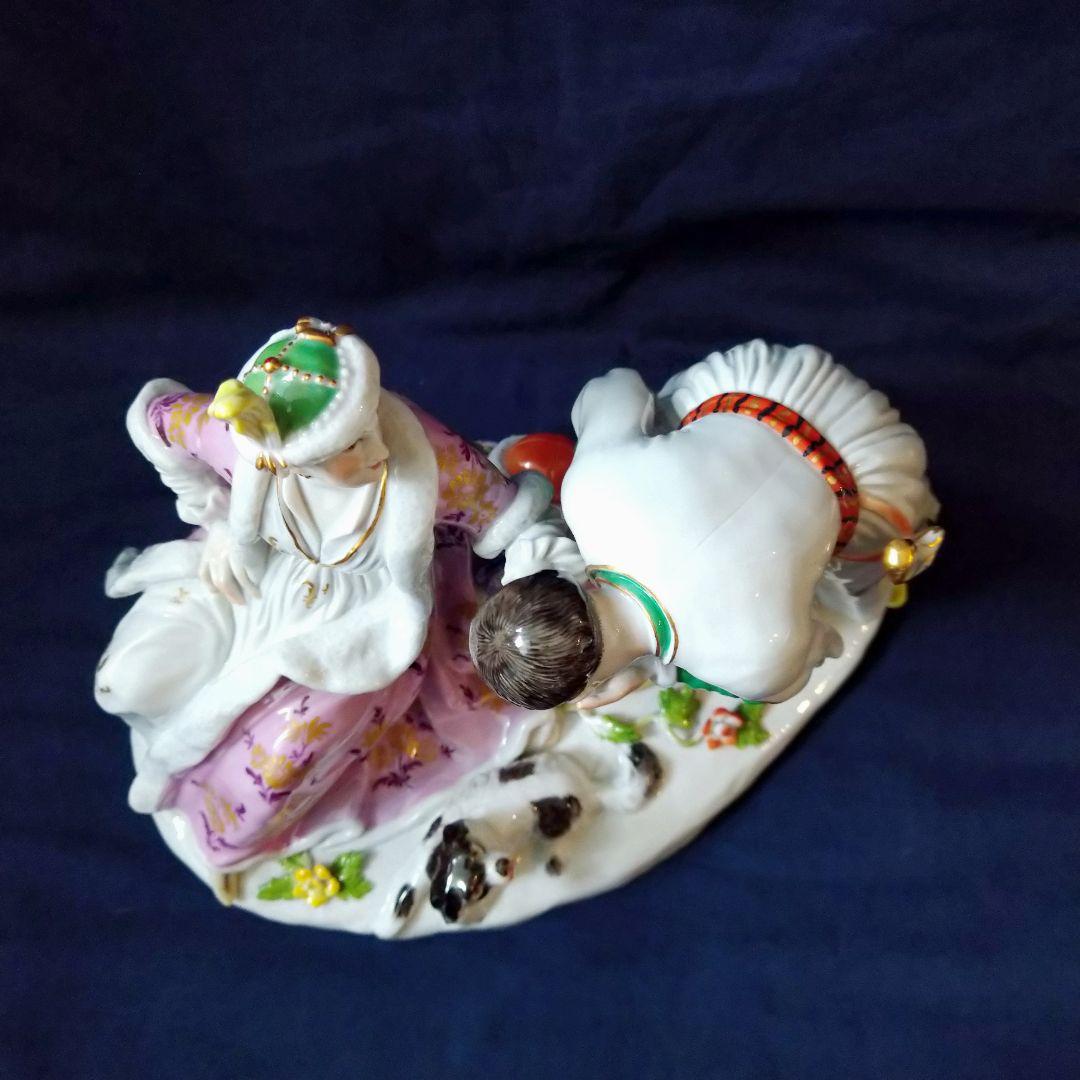 マイセン(Meissen)フィギュリン『ポーランド貴婦人と紳士』