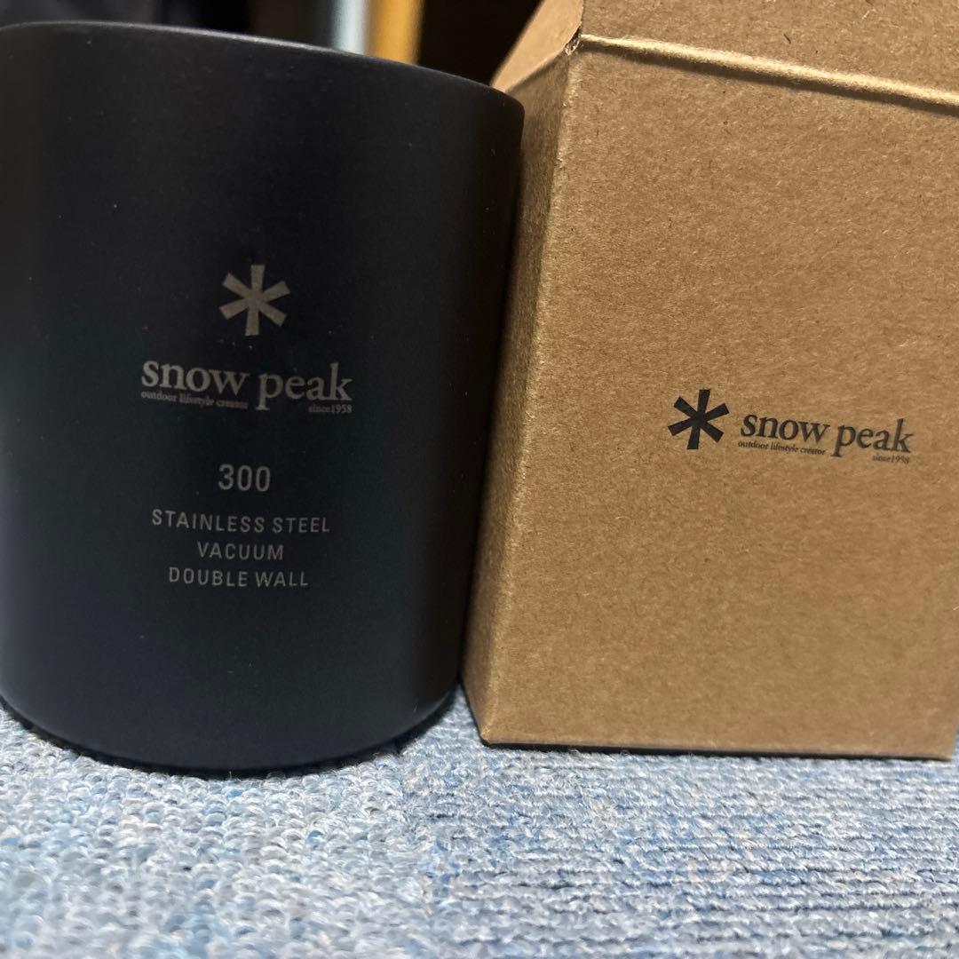 スノーピーク真空セラミックコートマグ300ブラック