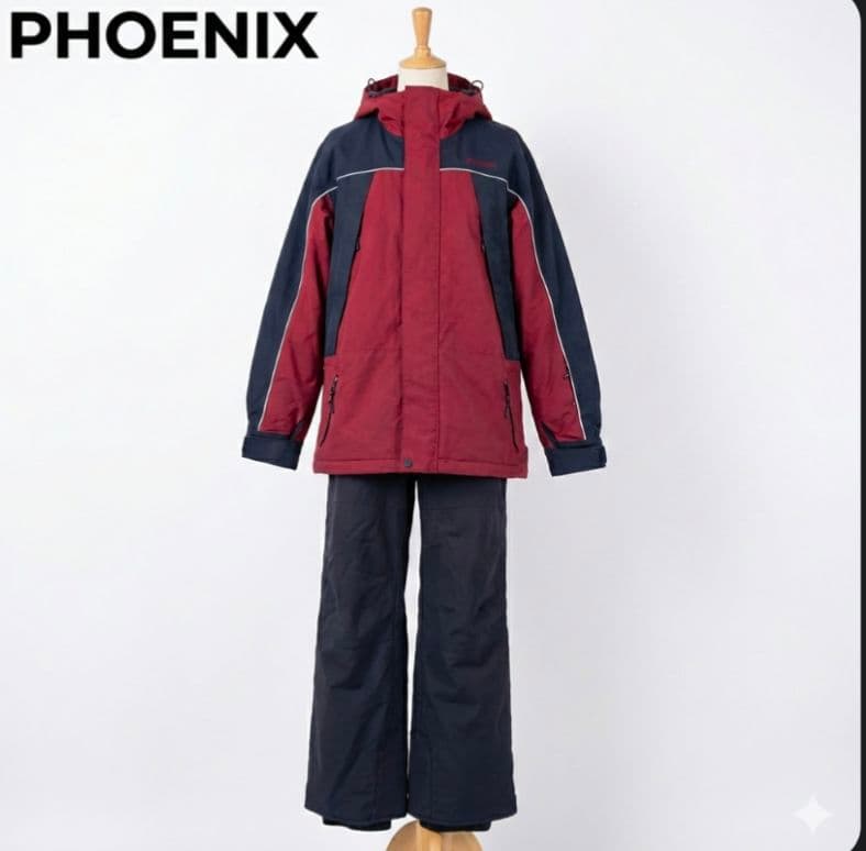 フェニックス スキーウェア 上下セット XO バーガンディ ウィンタースポーツ
