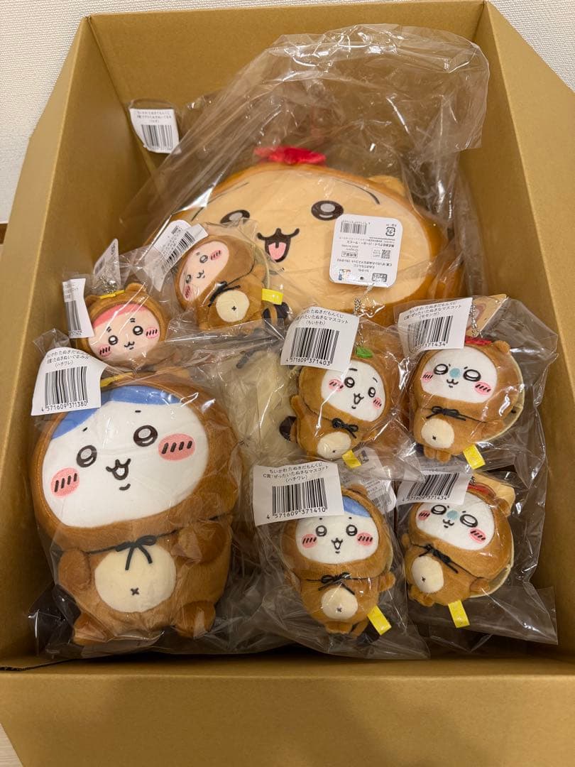 ちいかわたぬきだもんくじまとめ売り