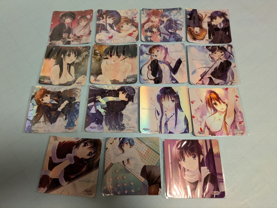 WHITEALBUM2　コラボカフェ　コースター　コンプ　かずさ　雪菜