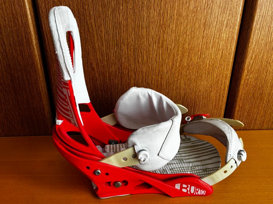 BURTONバインディング【CARTELカーテル（メンズMサイズ）】オレンジ×白