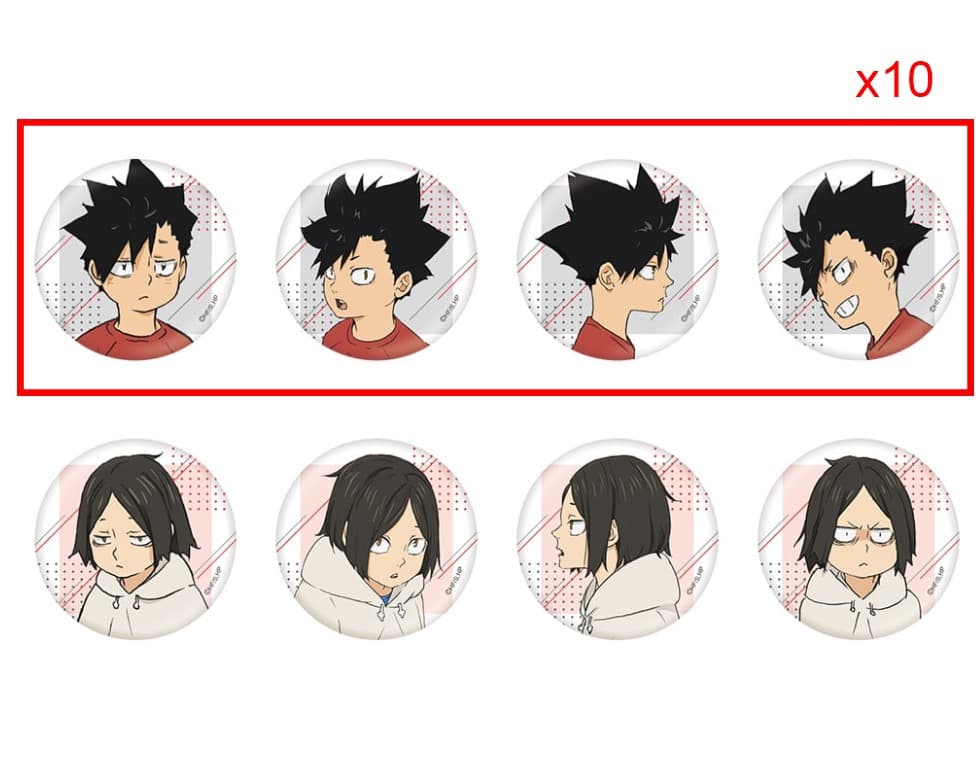 黒尾鉄朗　ハイキュー　缶バッジ　幼少期　40点セッド