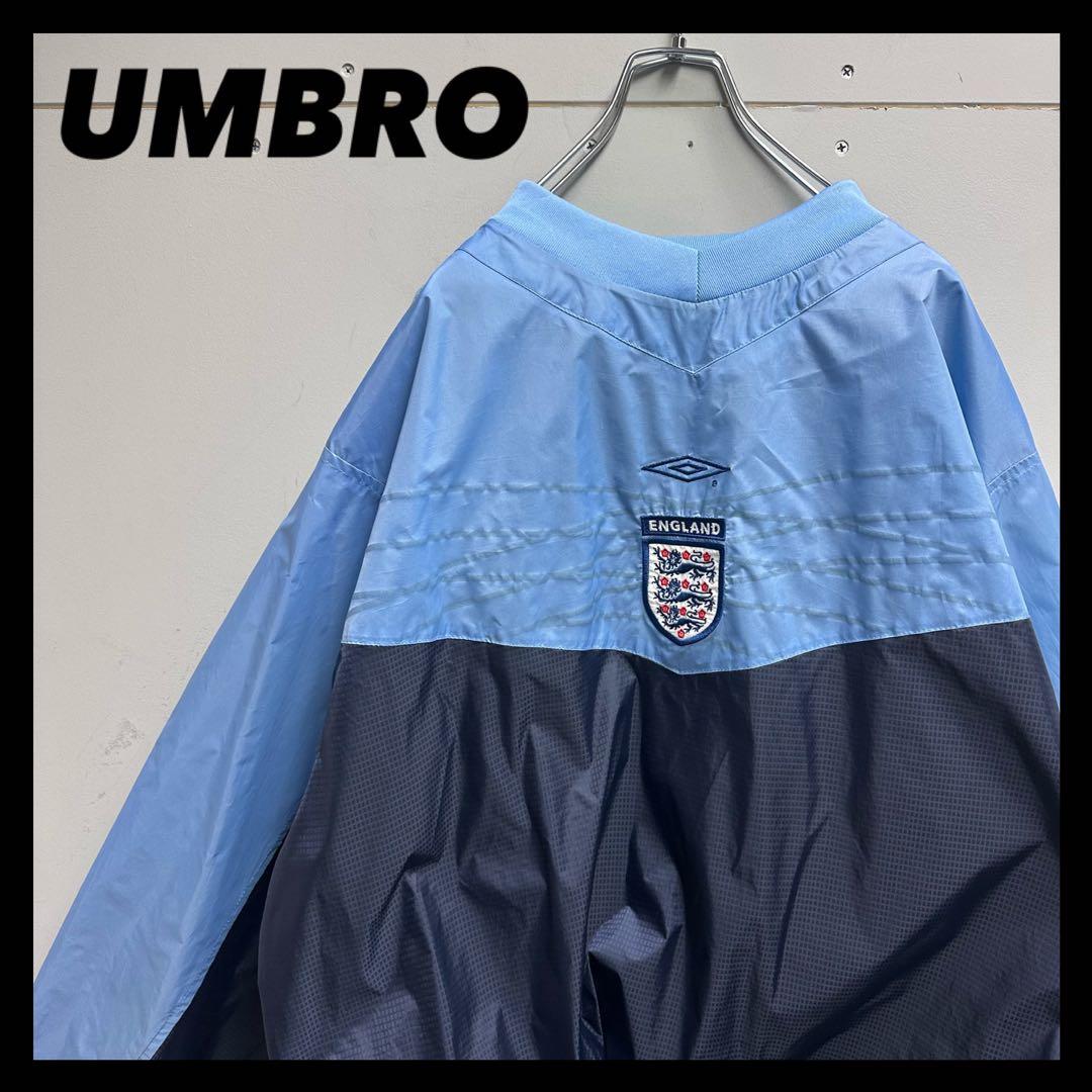 グッドコンディション　UMBRO イングランド代表　ナイロンプルオーバー