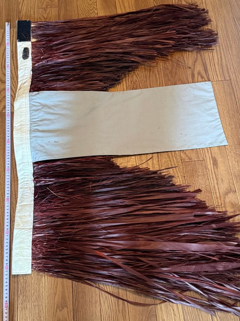 タヒチアンダンス　マロ　ショートモレ　茶色　グレー　ウエスト加工あり　衣装