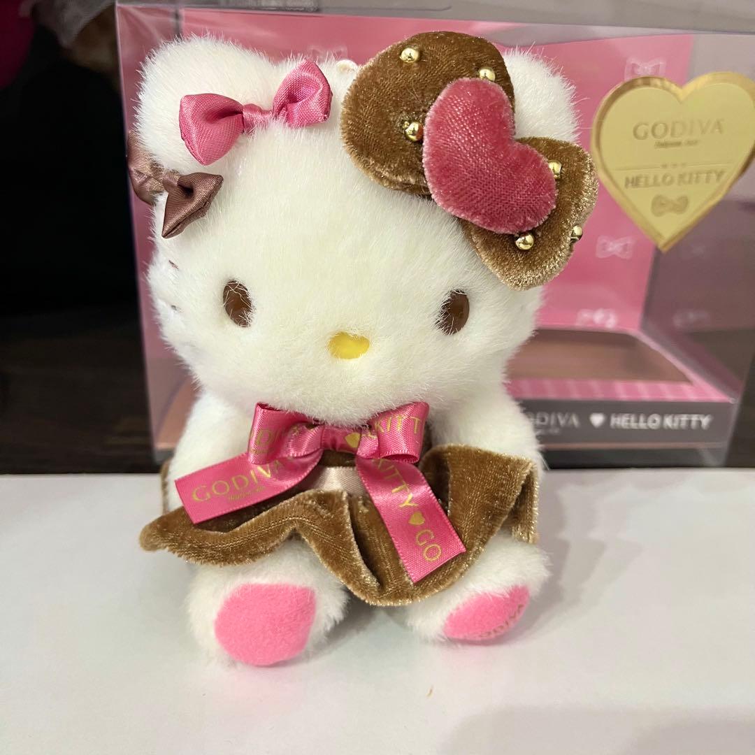 ハローキティ GODIVA ゴディバ ぬいぐるみマスコット 2024