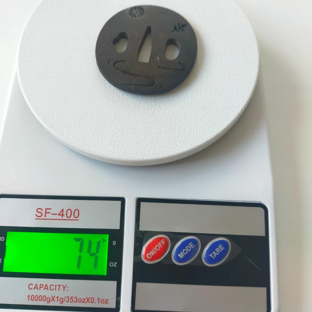 日本刀　鍔　鐔　透かし