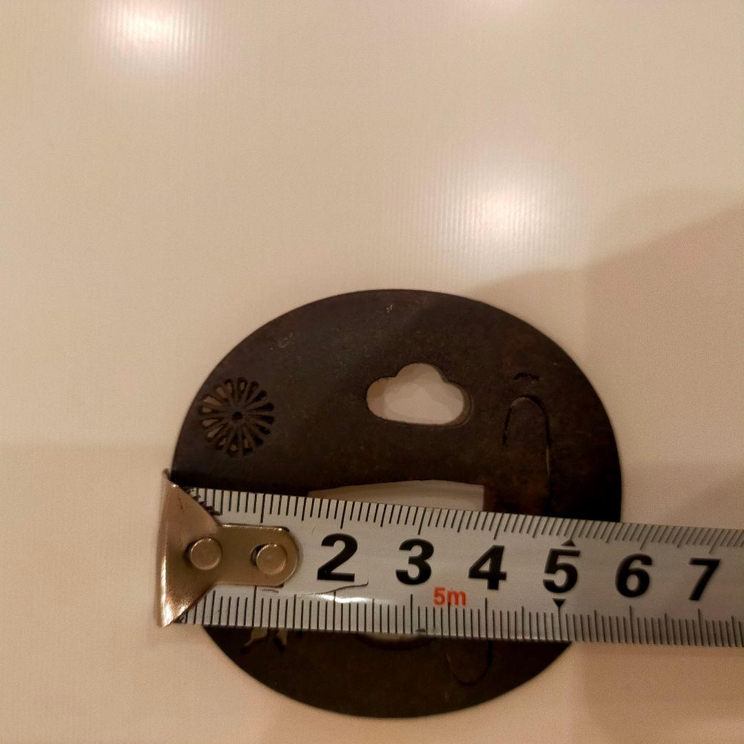 日本刀　鍔　鐔　透かし