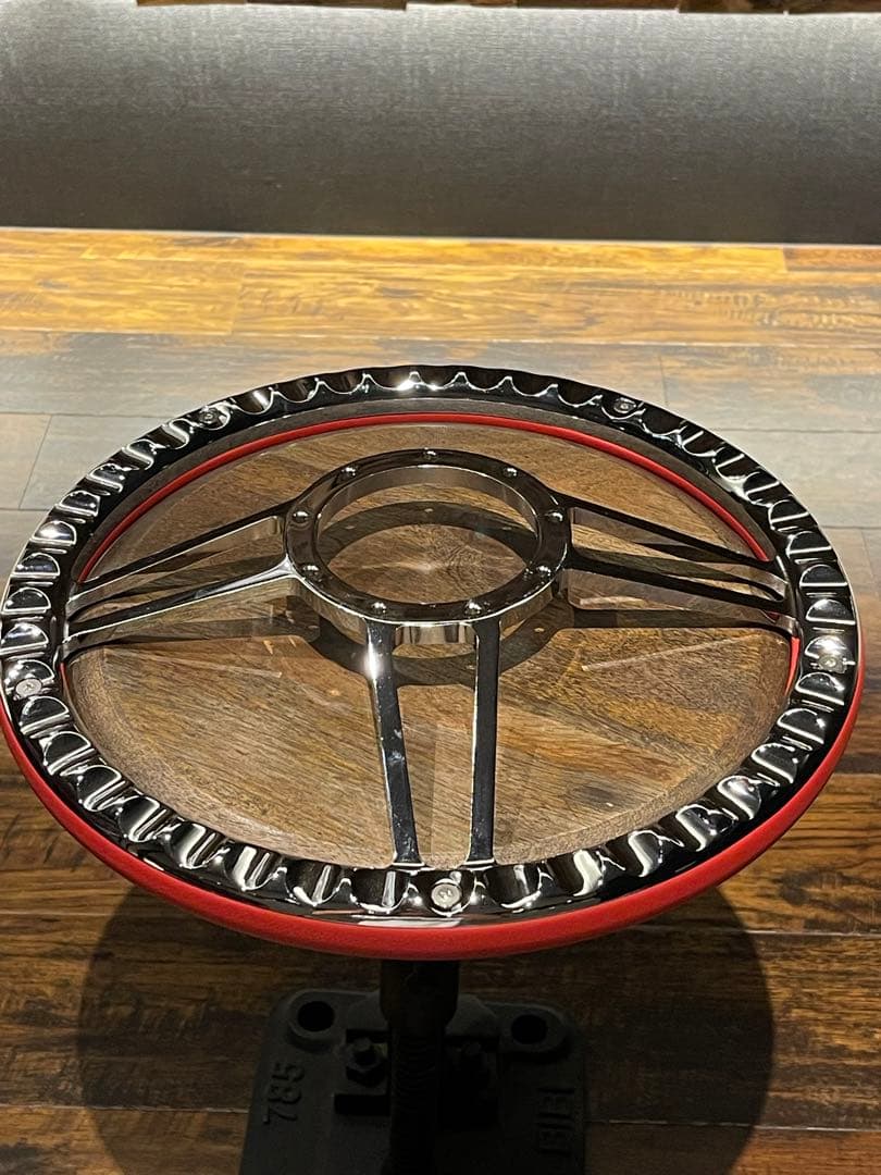 TMI アメリカ製 GT 14インチ ステアリングホイール レザーハーフラップ