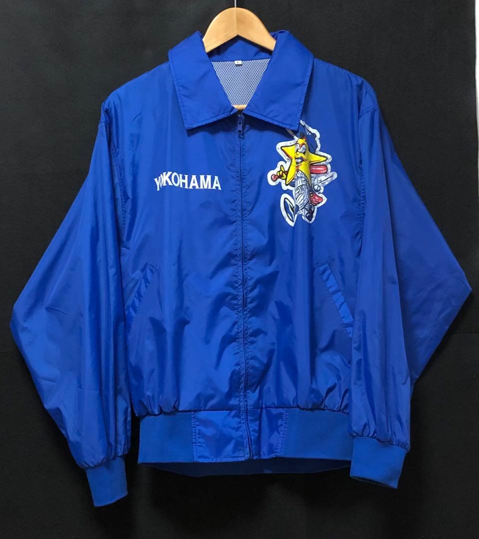 横浜ベイスターズ　シャカシャカ　ナイロンジャンバー　スタジャン　旧ロゴ