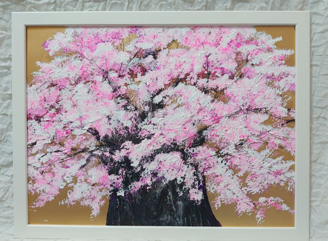 油絵 絵画【サクラ】