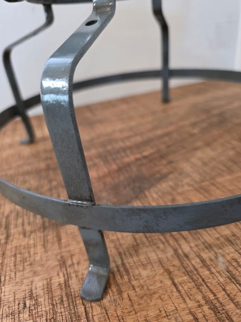 激レア　アラジン8型ブルーグレーヒネリ　フレーム　部品　ビンテージストーブ