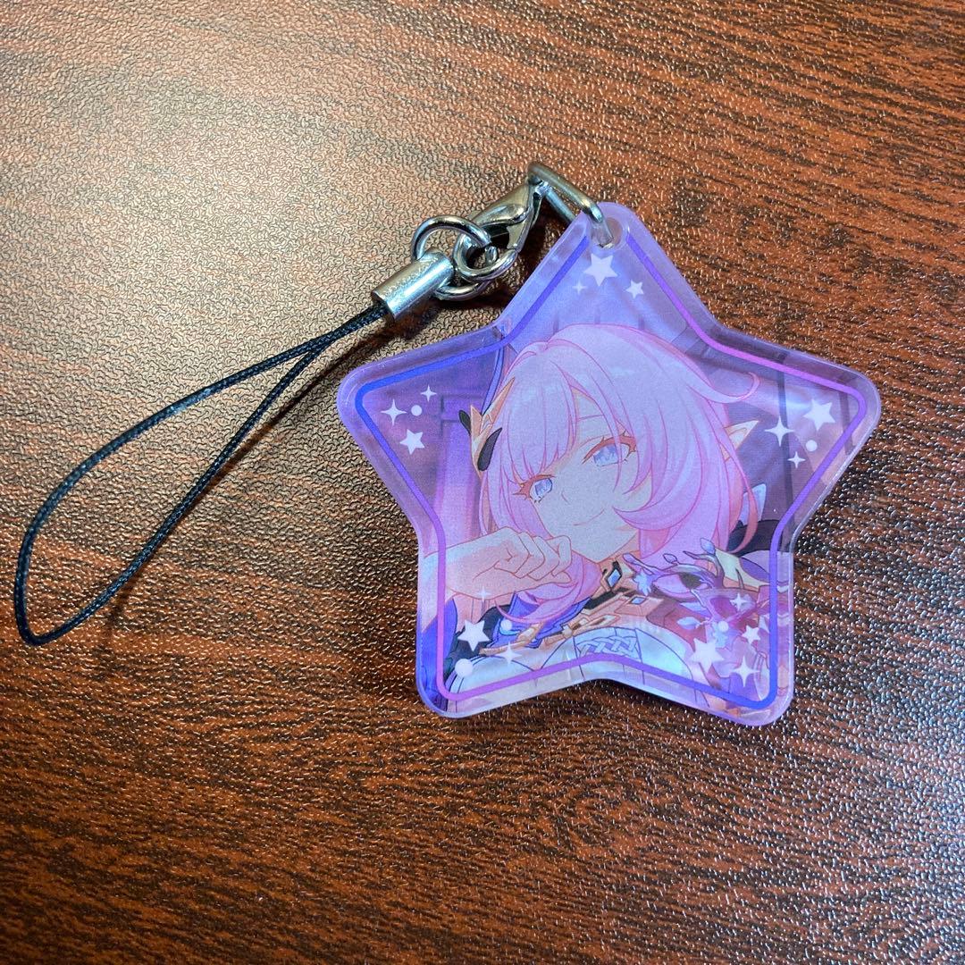 中古　崩壊3rd ガチャガチャ　ジュエルアクリルストラップ　エリシア