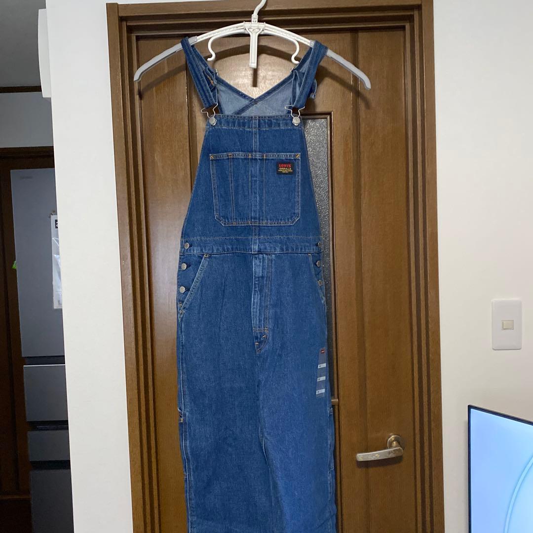 【新品】Levi's OVERALLS Mサイズ デニムブルー
