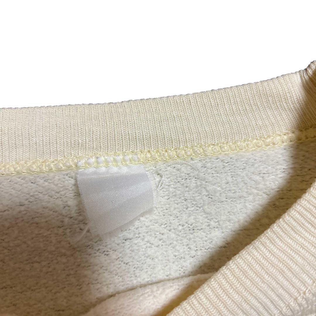 〜80s SNOOPY ラグラン スウェット 薄い黄色 L〜XL ヴィンテージ