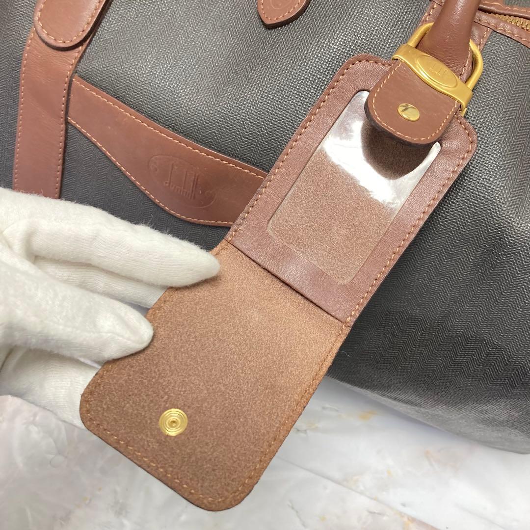 美品❗️dunhillダンヒルハンドバッグボストンバッグトラベルバッグ 旅行かばん