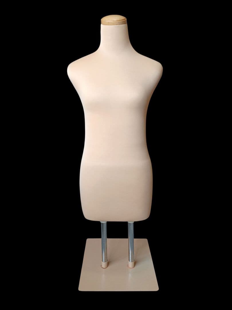 2本足　和装トルソー　べージュ着付けマネキン 和装ボディ女性用 針打ち可