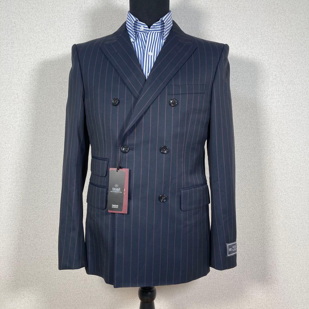キヨ　タケオキクチ　スーツ　ジャケット　ダブル　MAF ストライプ