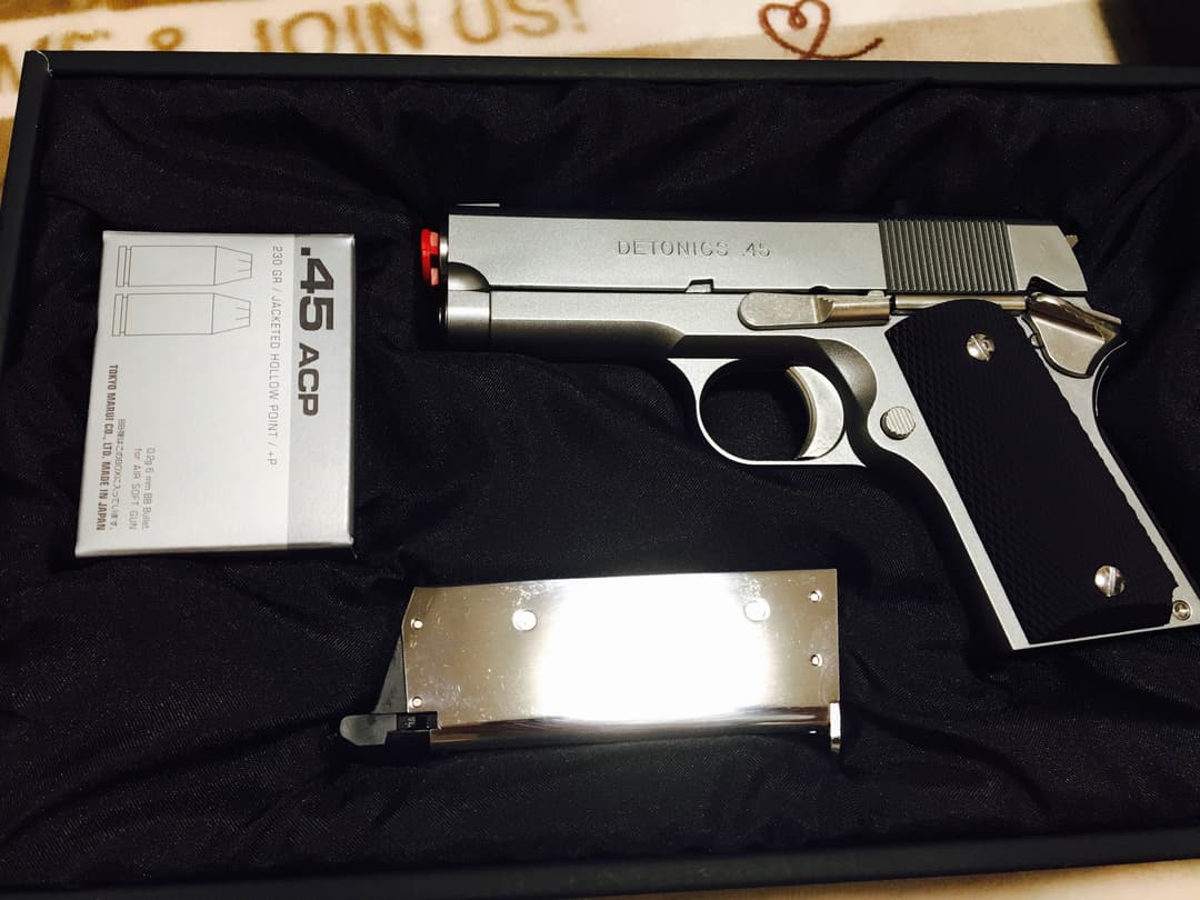 東京マルイ デトニクス.45コンバットマスターステンレスモデル