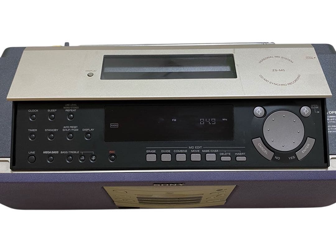 SONY ソニー　CD MDシステム　ZS-M5