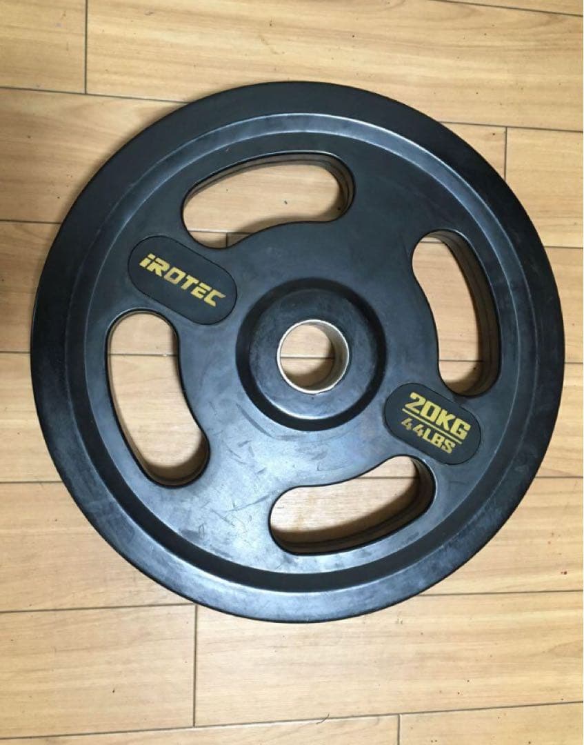 ①アイロテックIROTEC プレート20kg x 1枚穴径50mm(同時購入)