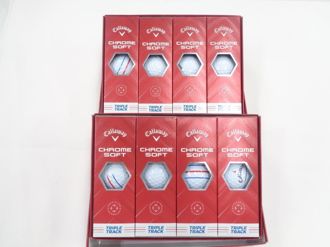 ☆新品☆キャロウェイ クロムソフト トリプルトラック ホワイト 2ダースセット