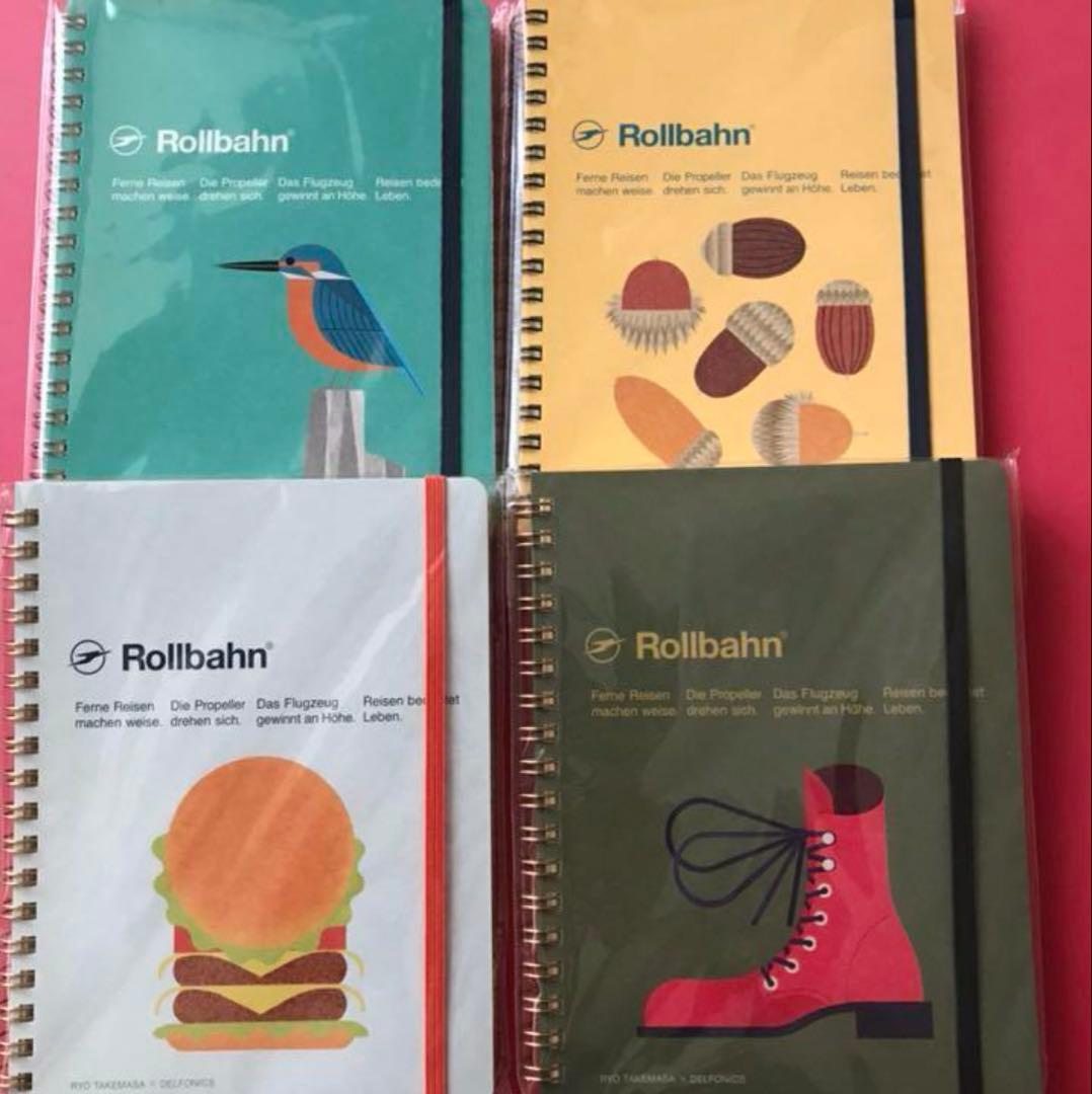 バラ売りNG!廃盤品●武政諒ロルバーンL ポケット付きメモ　4種類セット　第二弾