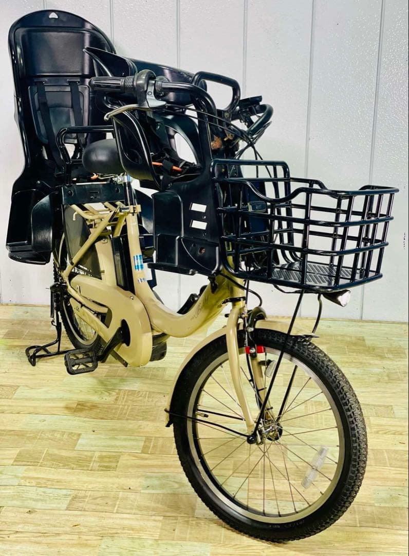 2873ヤマハ8.7アンペア3人乗り対応20インチ子供乗せ　電動アシスト自転車