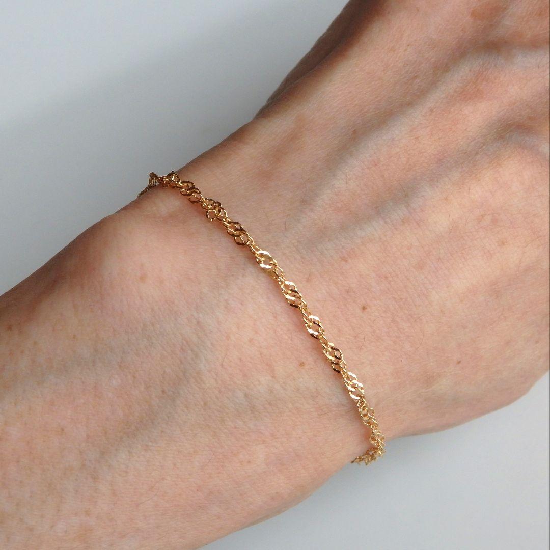 ♡Ultraviolet♡プロフ必読k18アンクレットスクリュー2.4㎜