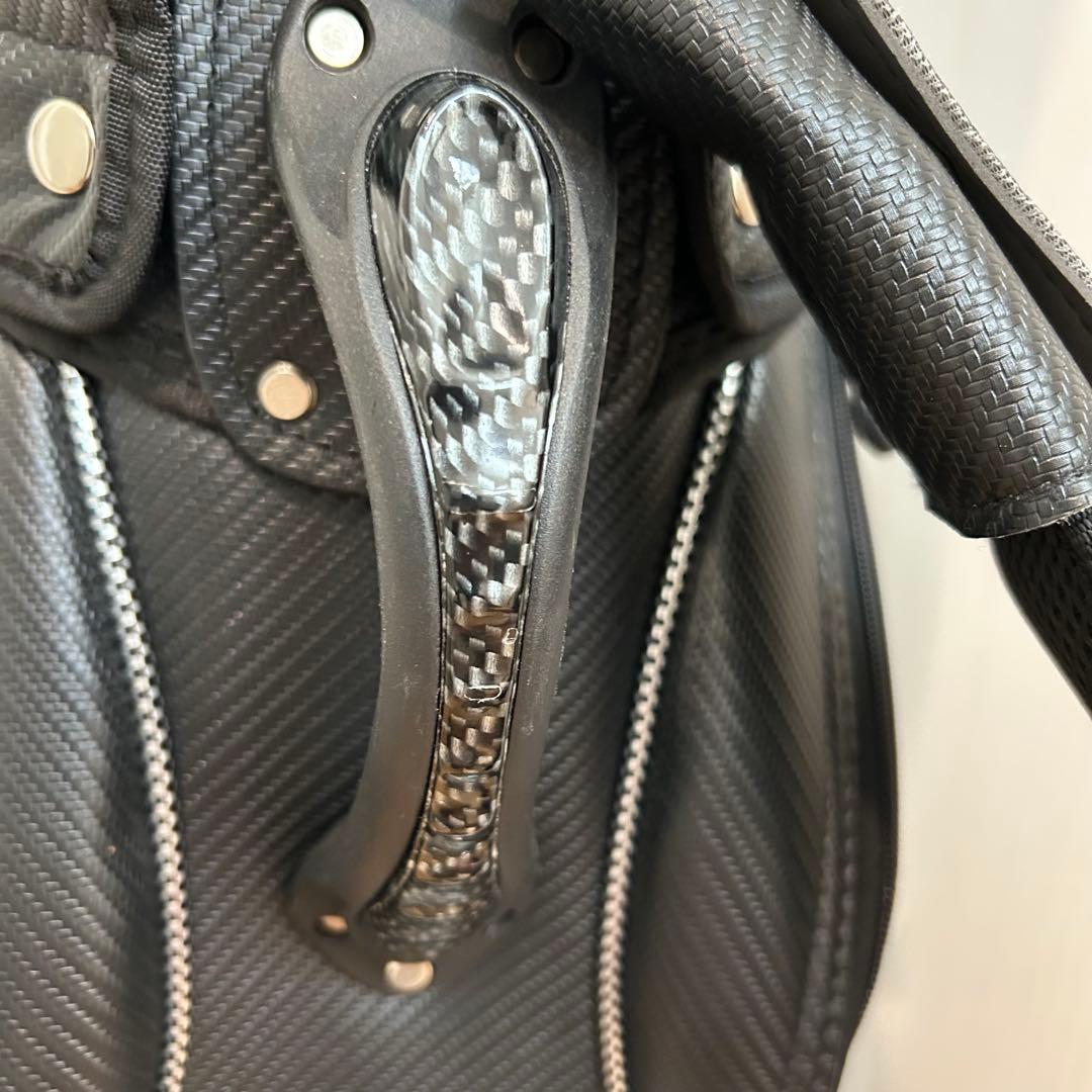 【希少・美品】SINGHA シンハービール　キャディバッグ　ゴルフ　カーボン調