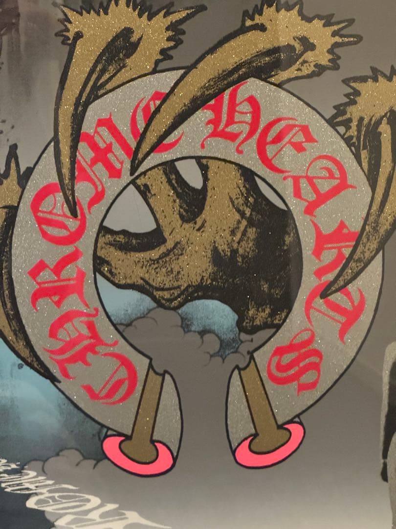 超希少 世界限定100枚 クロムハーツ シルクスクリーン 横尾忠則 サイン入り