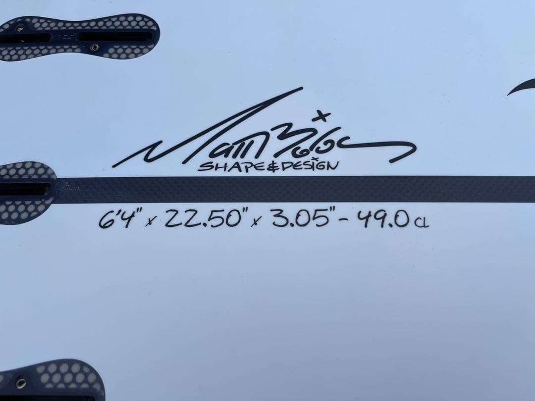 【状態良手渡可】 PLACEBO RE-LOADED プレセボリローデッド6'4