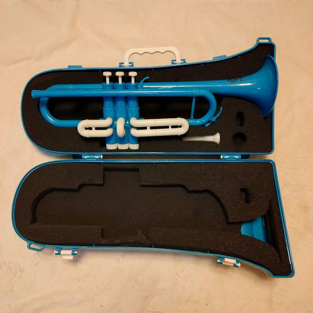 TIGER タイガートランペット 本体 青/白