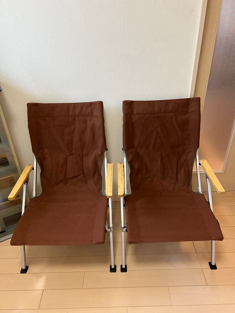 スノーピーク　ローチェア30 ブラウン（2脚セット）