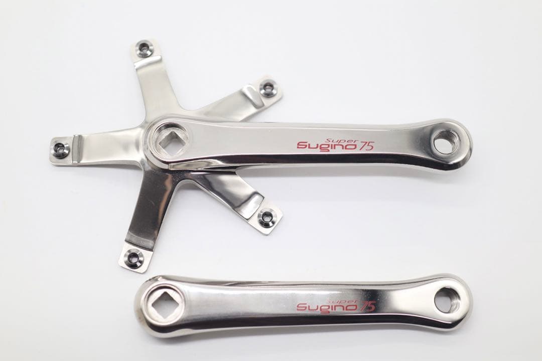 SUGINO super SG75 スギノ クランク ピスト ブルーラグ 競輪