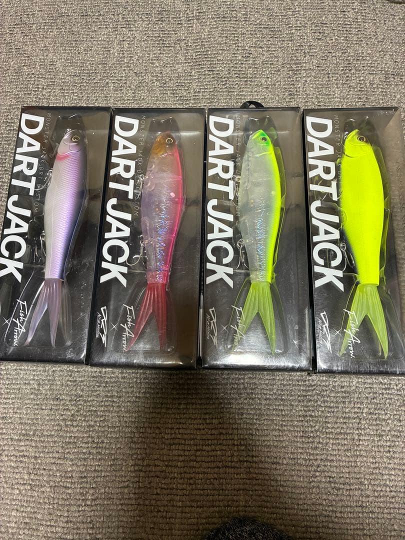 新品未使用　fish arrow DRT DART JACK 4個セット