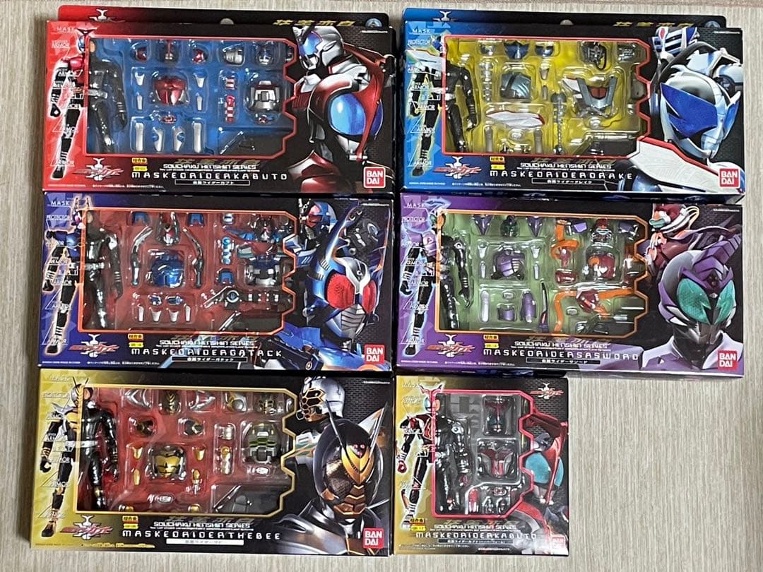バンダイ 装着変身 仮面ライダーカブト 全6種
