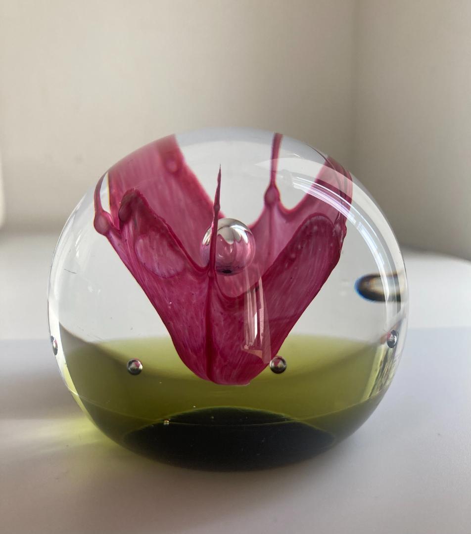 Caithness ケイスネス ペーパーウエイト DREAM FLOWER