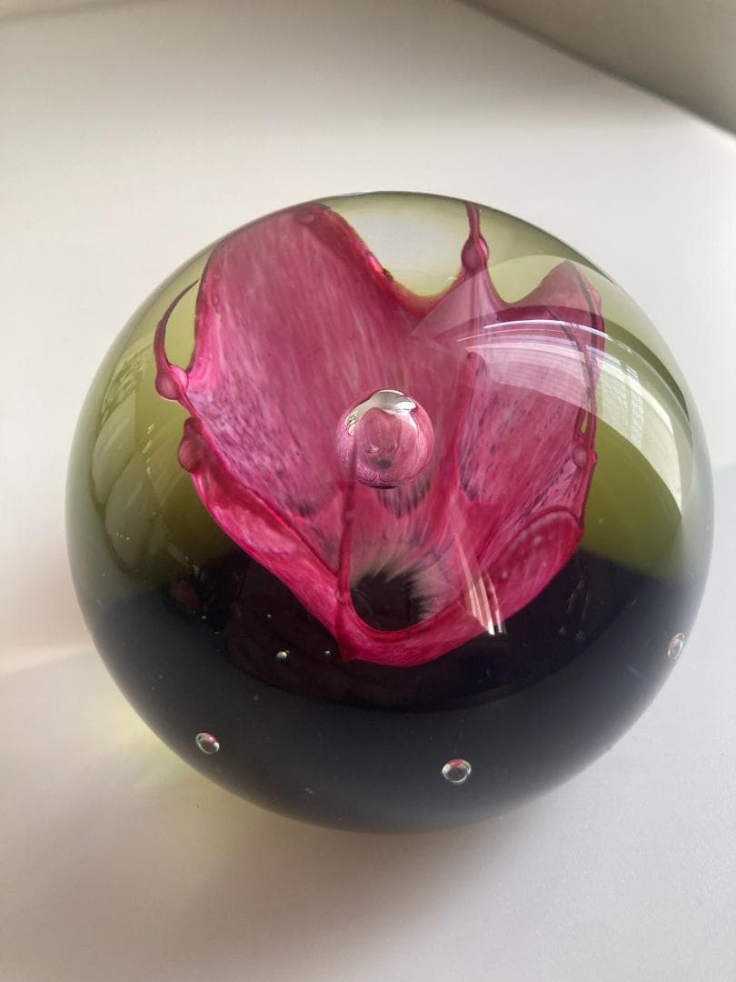 Caithness ケイスネス ペーパーウエイト DREAM FLOWER