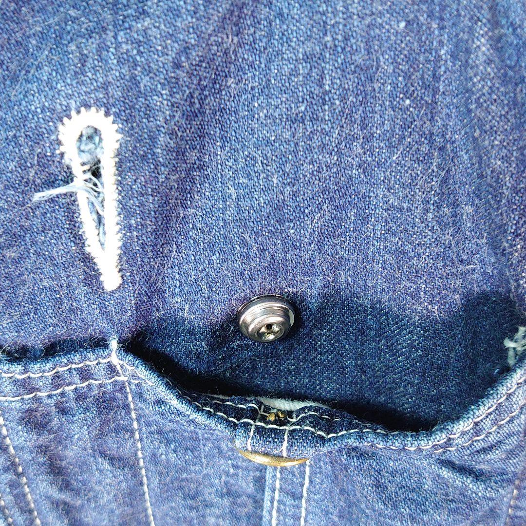 HEAD LIGHT デニム オーバーオールHD41630 11oz 32×32